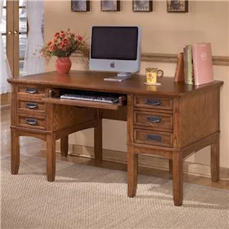 Mission Home Office Storage Leg Desk